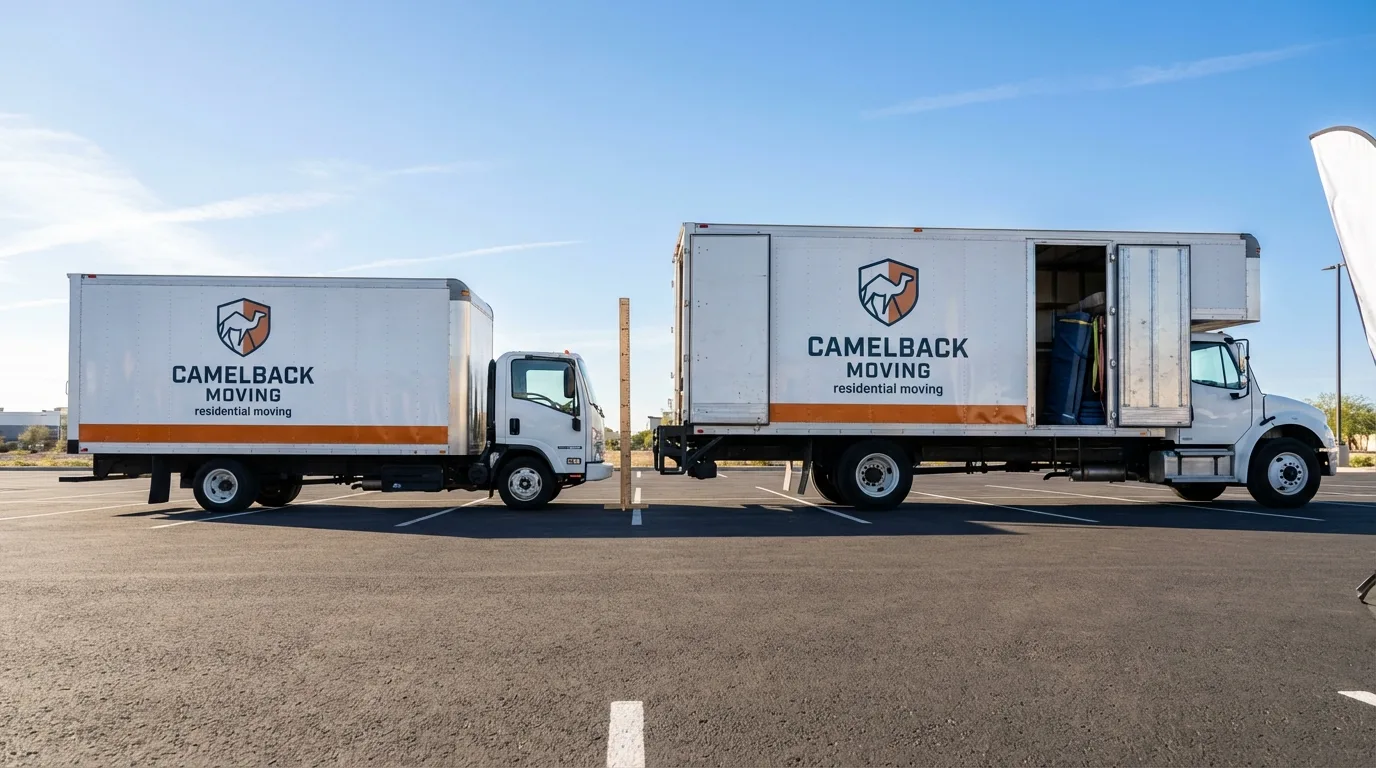 Moving truck size capacity guide in Tucumcari